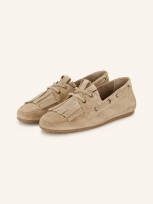 Kennel & Schmenger Mokasyny Żeglarskie Drop beige