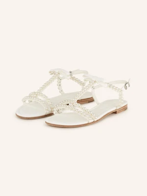 Kennel & Schmenger Sandały Elle Z Ozdobnymi Perełkami weiss