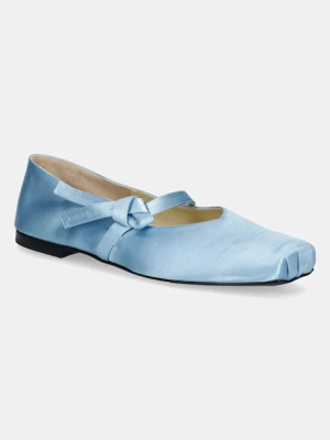 Kenzo baleriny Ballerina kolor niebieski FF52BA125F51.63