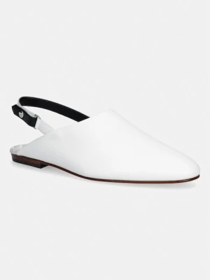 Kenzo baleriny skórzane Mule