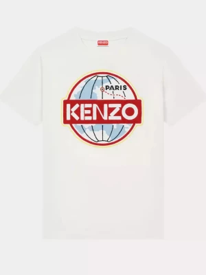 Kenzo Biały t-shirt "Kenzo World"