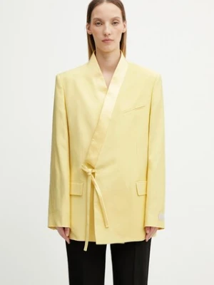 Kenzo Blazer / Gilet marynarka z dodatkiem wełny damska