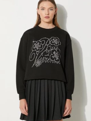 Kenzo bluza bawełniana Constellation Emb Classic damska kolor czarny z aplikacją FE62SW1654MF.99J
