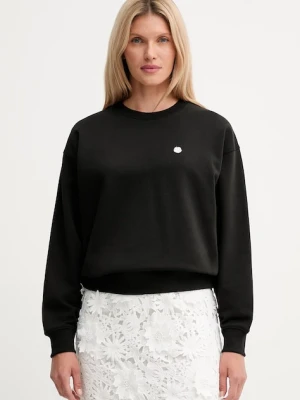 Kenzo bluza bawełniana damska kolor czarny gładka FF62SW2564MF