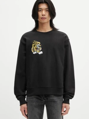 Kenzo bluza męska kolor czarny z aplikacją FF55SW2744MC.99J