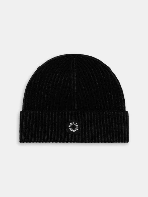 Kenzo czapka wełniana kolor czarny FF68BU200KWA