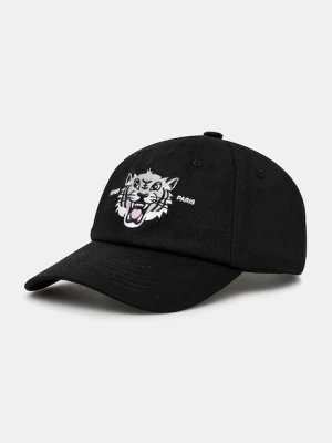 Kenzo czapka z daszkiem kolor czarny gładka FF58AC621F46.99