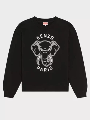 Kenzo Czarna bluza z logo Varsity Junge