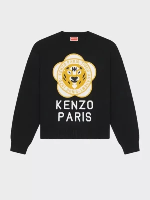 Kenzo Czarny sweter z logo