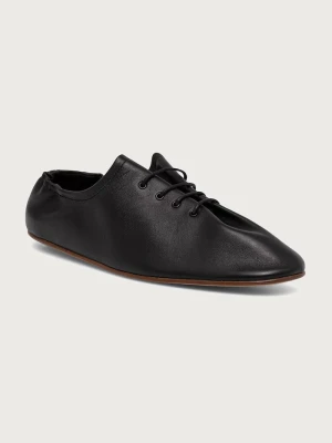 Kenzo Derby sneakersy damskie skórzane czarny