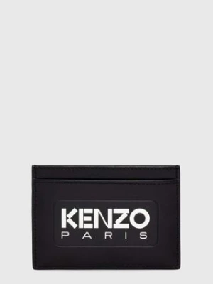 Kenzo etui na karty skórzane kolor czarny FE58PM820L44.99