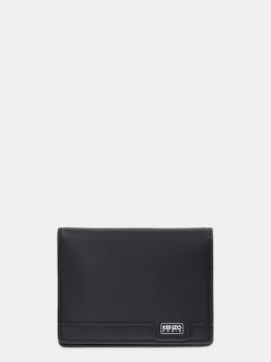 Kenzo etui na karty skórzane kolor czarny FF68PM801L40