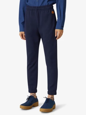 Kenzo Granatowe spodnie jogger Tiger Crest