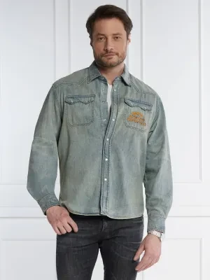 Kenzo Jeansowa koszula | Classic fit