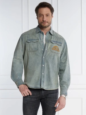 Kenzo Jeansowa koszula | Classic fit