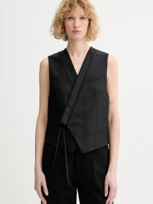 Kenzo kamizelka wieczorowa damska z wełną