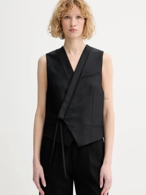 Kenzo kamizelka wieczorowa damska z wełną