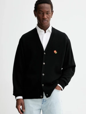 Kenzo kardigan wełniany Pop męski kolor czarny FF55CA7263LB.99J