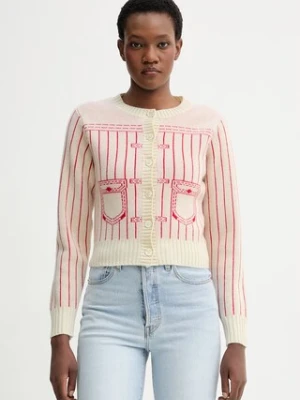 Kenzo kardigan z dodatkiem wełny