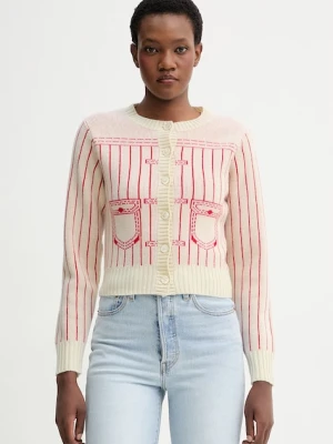 Kenzo kardigan z dodatkiem wełny