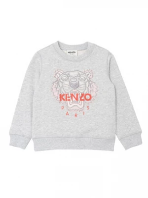 Kenzo Kids Bluza K15649 S Szary Regular Fit