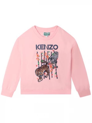 Kenzo Kids Bluza K15652 M Różowy Regular Fit