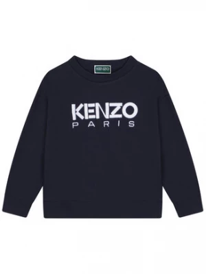 Kenzo Kids Bluza K25774 S Granatowy Regular Fit