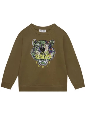 Kenzo Kids Bluza K25795 S Zielony Regular Fit