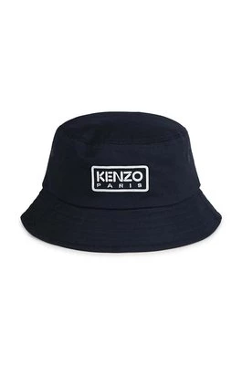 Kenzo Kids kapelusz bawełniany dziecięcy kolor niebieski bawełniany