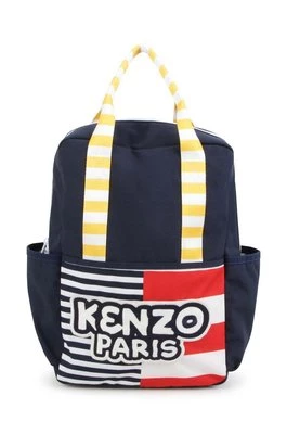 Kenzo Kids plecak dziecięcy kolor czarny duży wzorzysty K60026