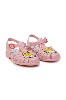 Kenzo Kids sandały dziecięce kolor różowy