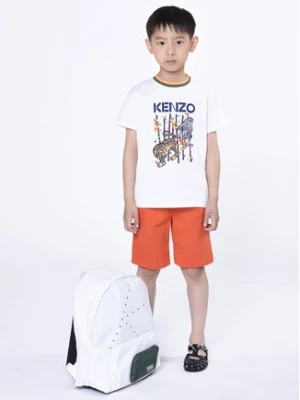 Kenzo Kids T-Shirt K15617 S Biały Regular Fit