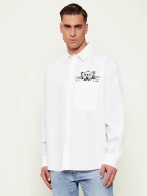 Kenzo Koszula HAPPY TIGER | Relaxed fit biały