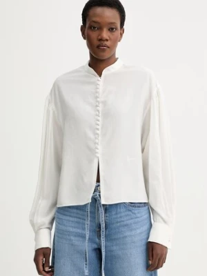 Kenzo koszula z domieszką jedwabiu