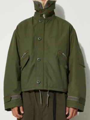 Kenzo kurtka Army Blouson męska kolor zielony przejściowa oversize FE65BL1499OB.51