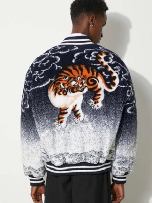 Kenzo kurtka bomber Kenzo Cloud Tiger Bomber męski przejściowa FE68BL2004FA.MU