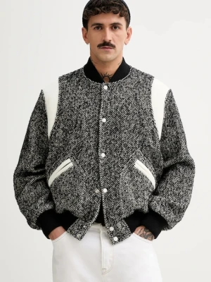 Kenzo kurtka bomber z domieszką wełny Wool Varsity Jacket