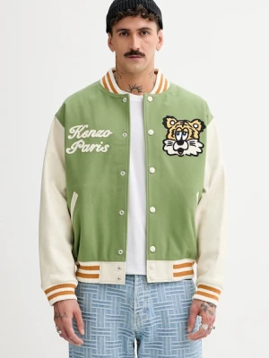 Kenzo kurtka bomber z domieszką wełny x Verdy