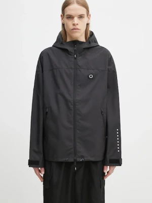 Kenzo kurtka kolor czarny przejściowa oversize FF55BL1759NB.99