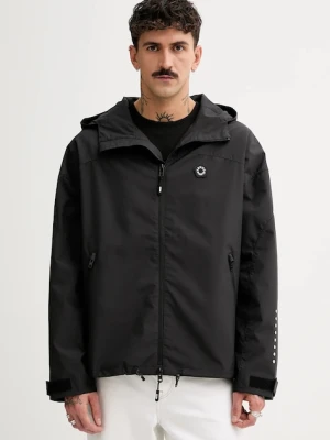 Kenzo kurtka kolor czarny przejściowa oversize FF55BL1759NB.99