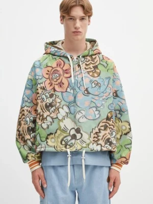 Kenzo kurtka x Verdy kolor multicolor przejściowa FF55BL1529JU.MU