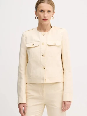 Kenzo kurtka z domieszką lnu