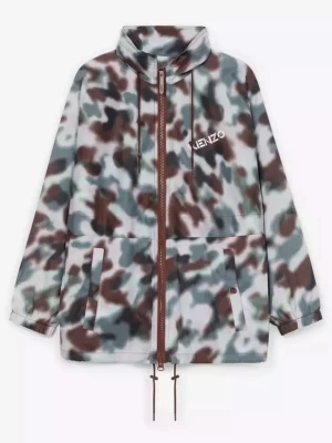 Kenzo Kurtka z kapturem Cloud Camo