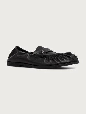 Kenzo loafersy męskie skórzane Loafer czarny