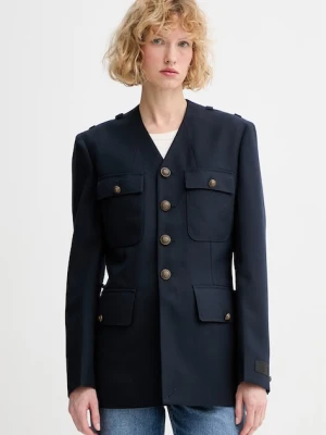 Kenzo marynarka jednorzędowa damska z wełną