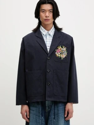 Kenzo marynarka męska kolor granatowy FF55VE2319GV.79