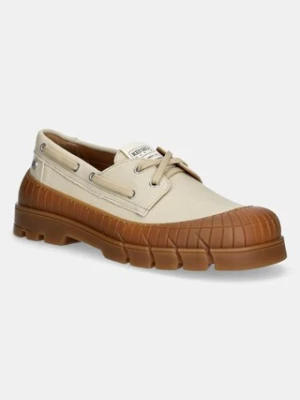 Kenzo mokasyny Derby męskie kolor beżowy FF55DB720F52.11