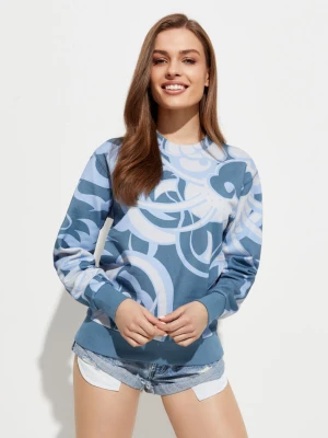 Kenzo Niebieska bluza z grafiką