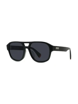 Kenzo okulary przeciwsłoneczne pilotki męskie czarny