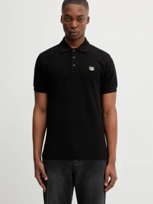 Kenzo polo bawełniane GOTS KENZO WILD TIGER SLIM POL